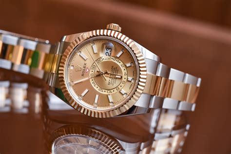 rolex skydweller two tone|Rolex Sky-Dweller price range.